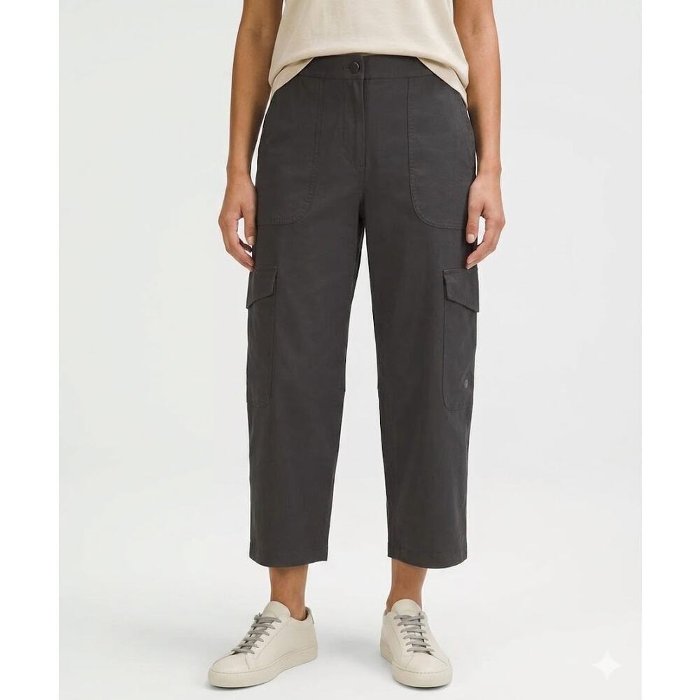 Lululemon Light Utilitech Cargo Pocket High-Rise Straight Leg Pants Women Sz 29
